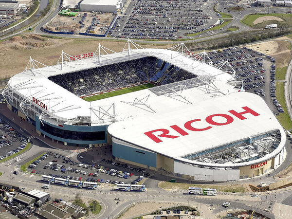 Luftaufnahme vom RICOH-Stadion
