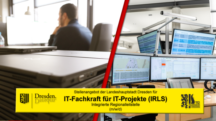 Stellenangebot IT-Fachkraft für IT-Projekte in der IRLS Dresden