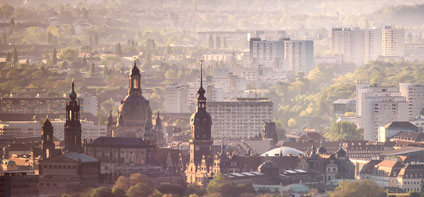 Blick auf Dresden und Umland