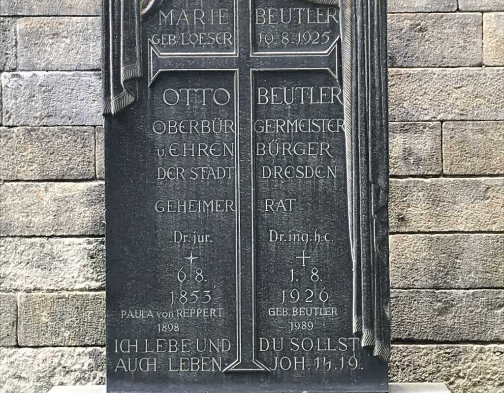 Grabstätte Otto Beutler, Johannisfriedhof Dresden