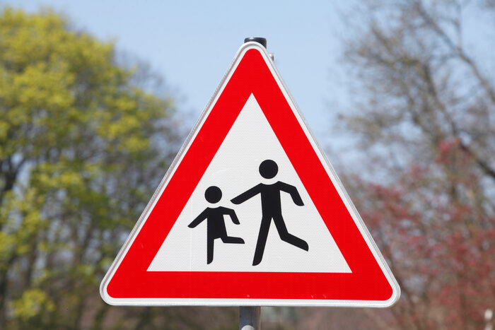 Verkehrszeichen "Kinder"