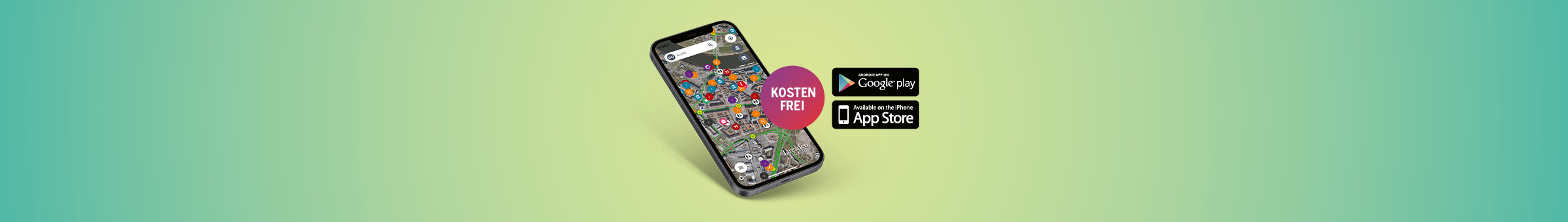 Dresden App kostenfrei im Google Play Store und im App Store
