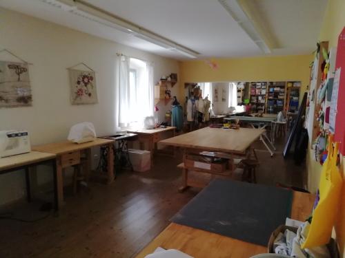 Nähwerkstatt im 1. Obergeschoss