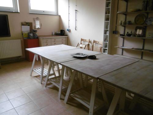 Keramikwerkstatt im Untergeschoss