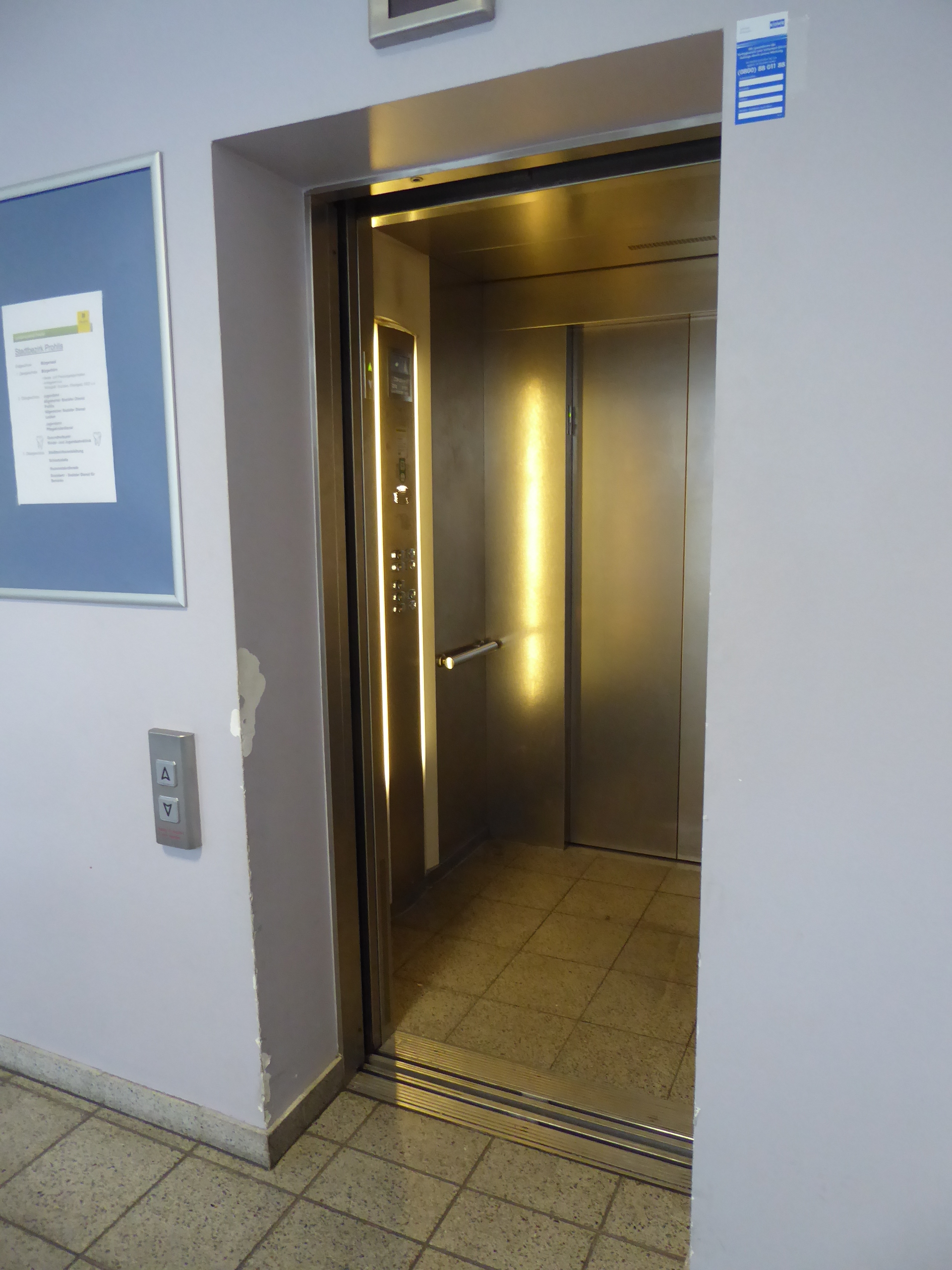 Aufzug Bürgerbüro