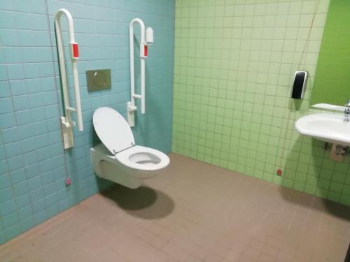 Rollstuhl-WC Damen Schwimmhalle