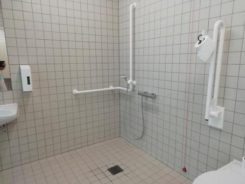 Rollstuhlgeeignete Dusche Damen Altbau