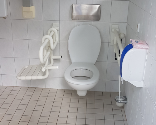 Rollstuhl-WC