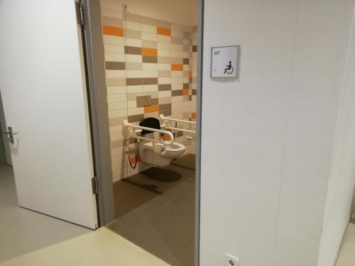 Rollstuhl-WC (Erdgeschoss)