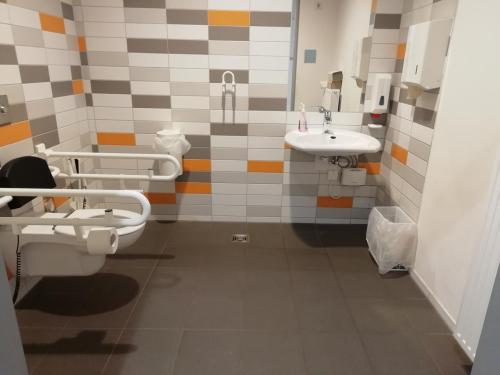 Rollstuhl-WC (Erdgeschoss)