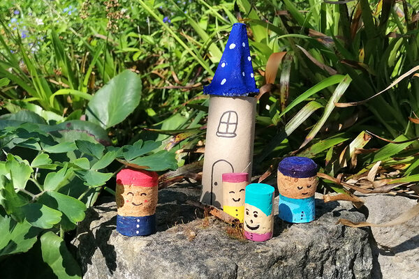 Bastelvorlage Wichtelhaus