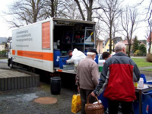 Mobile hazardous waste collection