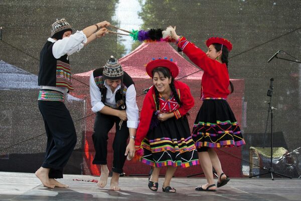südamerikanische Tanzgruppe