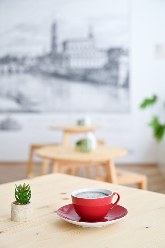 Kafeetasse im Begegnungscafé
