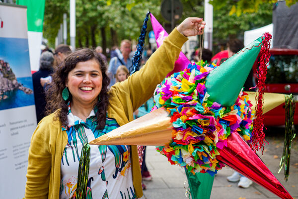 Eine echte mexikanische Piñata