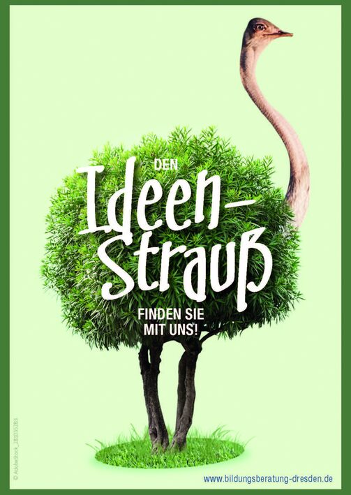 Ostrich with the body as a tree with leaves on green background. Concept of interaction of different nature objects. Negative space. Modern design. Contemporary and creative art collage