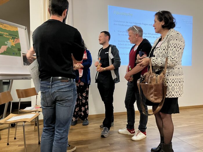 Kleingruppenarbeit bei der Kick-Off Veranstaltung