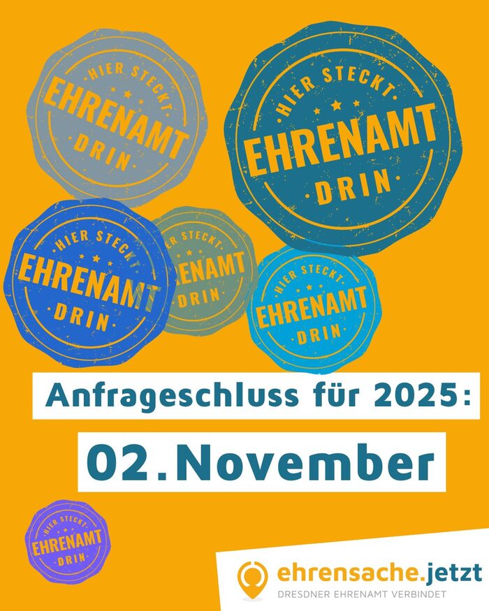 Ehrenamtssiegel Dresden 2025
