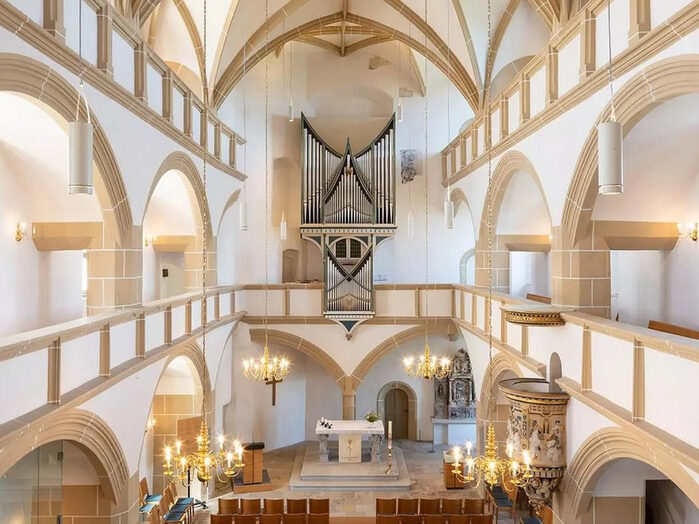 Blick in die Schlosskapelle Torgau