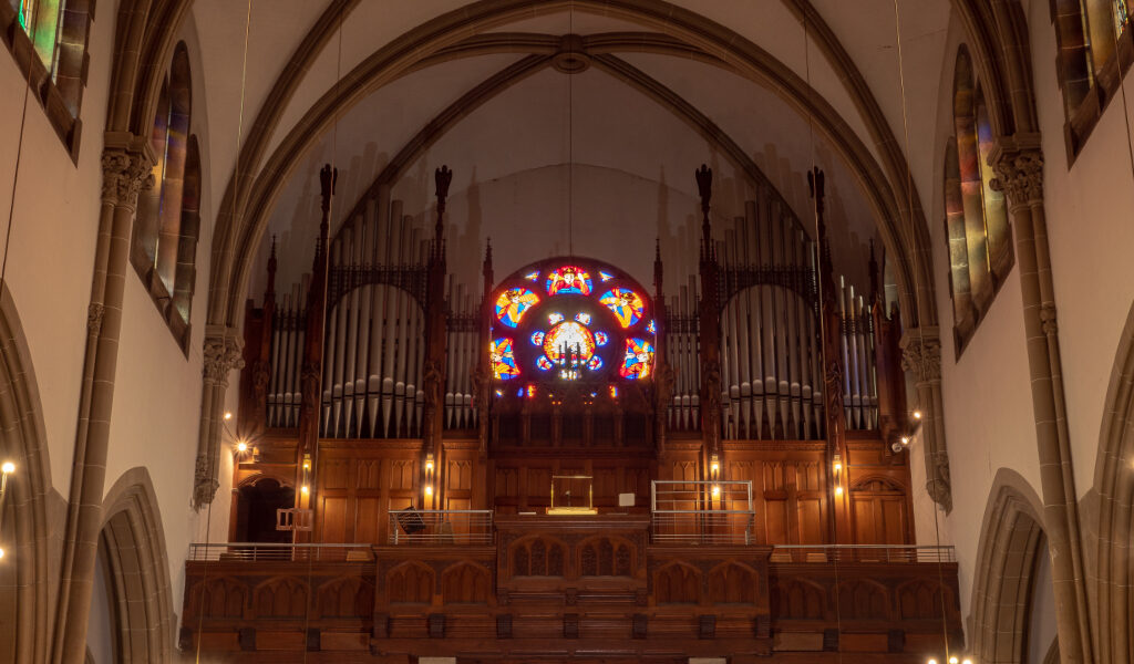 Herz-Jesu-Kirche Dresden, Orgelempore