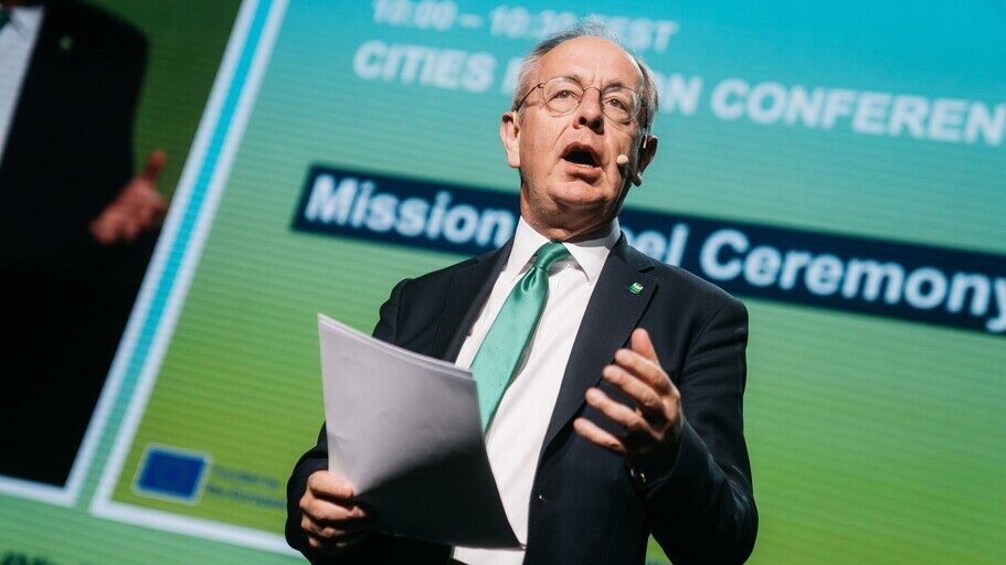 Eröffnungsrede der Mission-Label-Zeremonie bei der MissionCities-Konferenz 2025 in Vilnius.