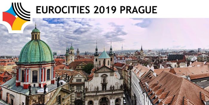 Logo der EUROCITIES Jahreskonferenz 2019 in Prag