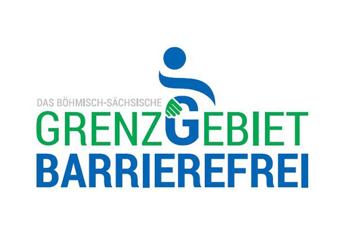 Logo des Projektes Das böhmisch-sächsische Grenzgebiet barrierefrei
