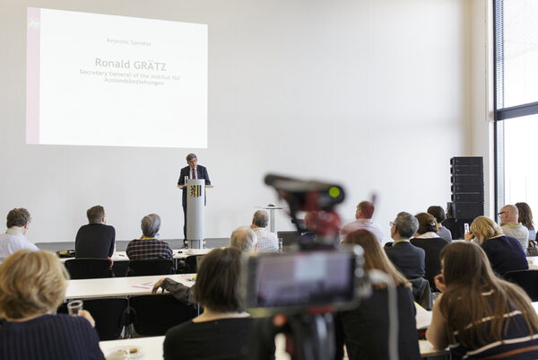 Keynote von Ronald Graetz, Generalsekretär des Instituts für Auslandsbeziehungen