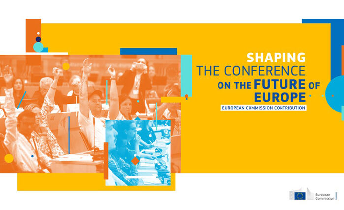 Logo der Konferenz über die Zukunft Europas