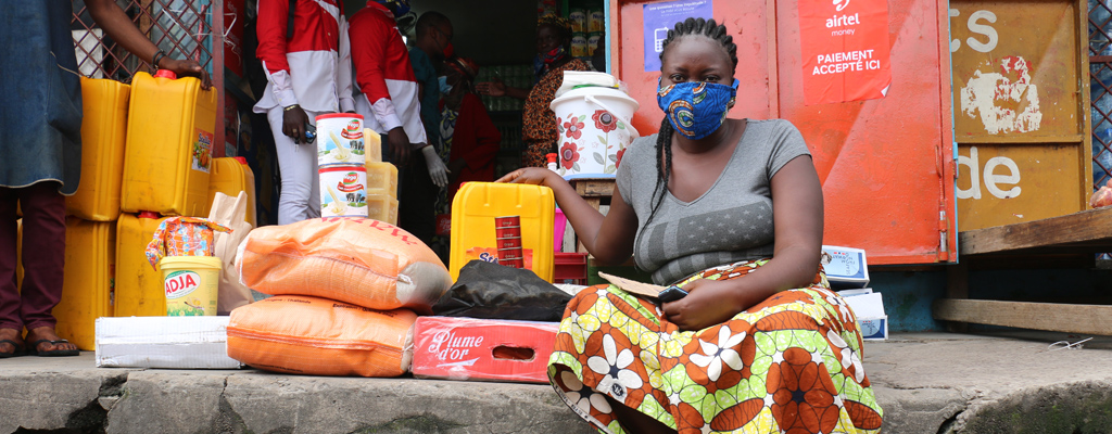 Lebensmittel-Einkauf in Brazzaville