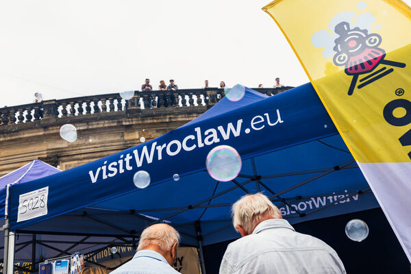 Foto des Werbestandes der Stadt Breslau auf dem Stadtfest 2025