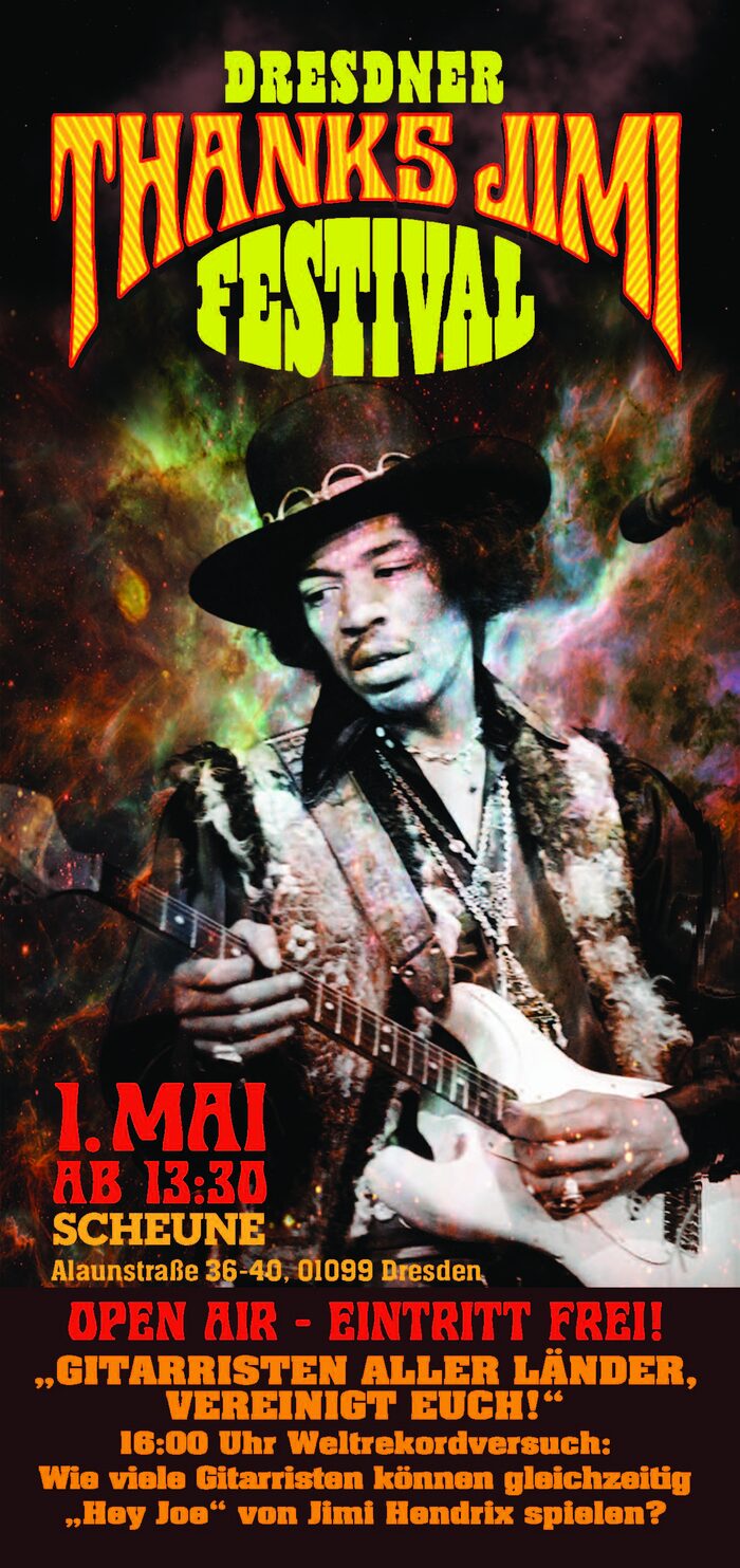 Plakat des Thanks Jimi-Festivals