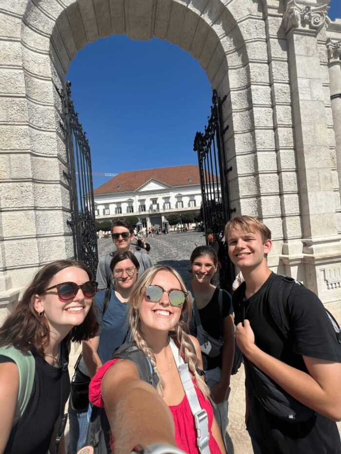 Studentengruppe unterwegs in Budapest
