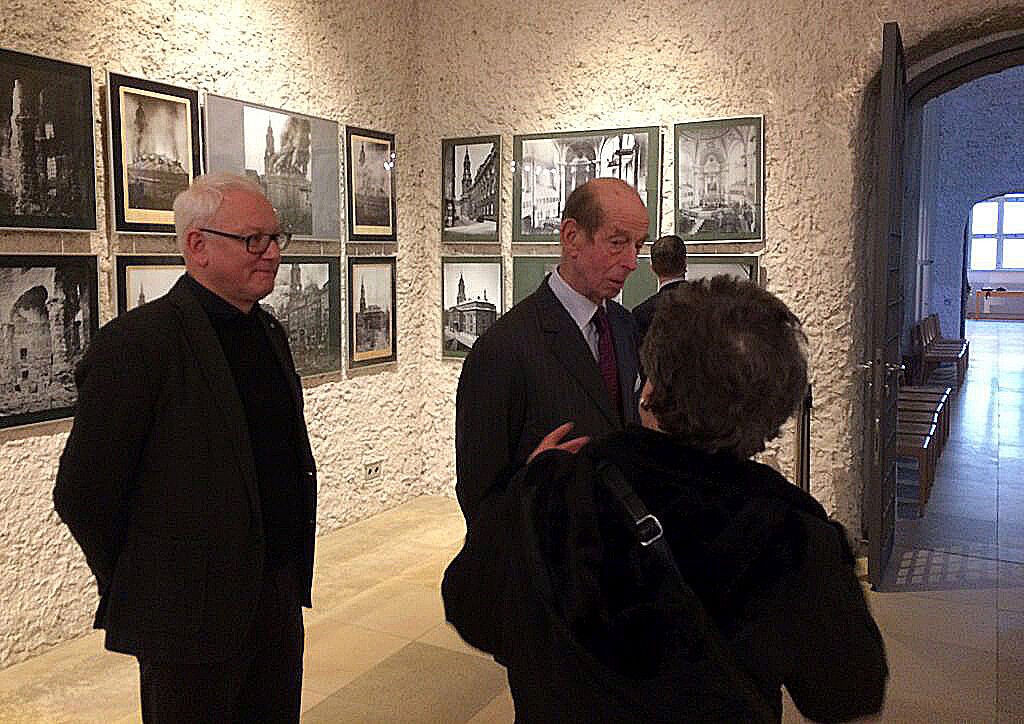 Hoher Besuch: Auch Seine Königliche Hoheit Herzog von Kent besuchte die Ausstellung