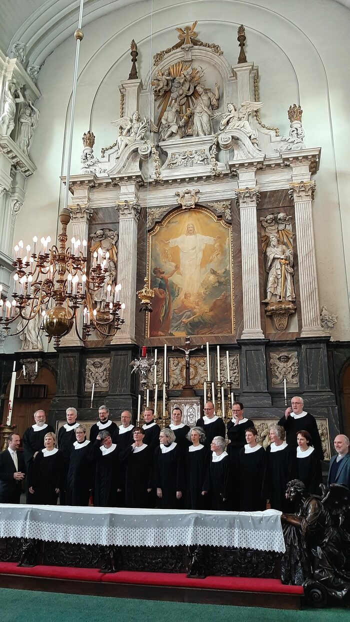 Kammerchor in der Kirche Paradijskerk in Rotterdam