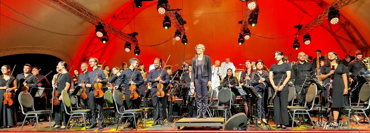 Salzburger Philharmonie auf der Bühne