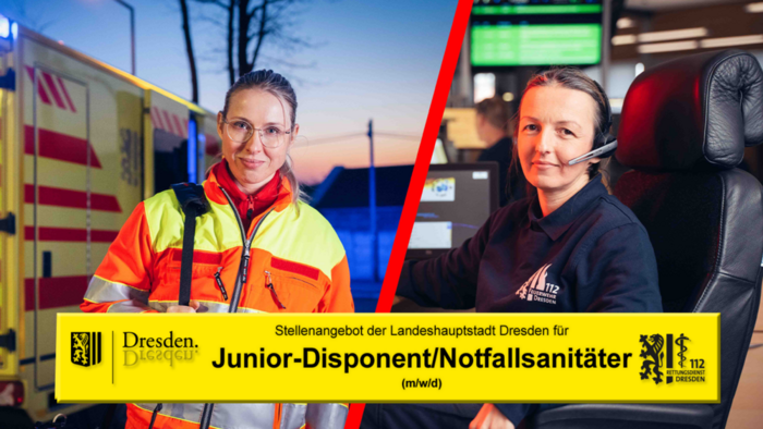 Mitarbeiterinnen in der Leitstelle und im Rettungsdienst als Juniordisponenten im Einsatz.