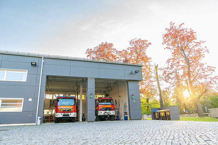 Einsatzfahrzeuge der STF Lockwitz