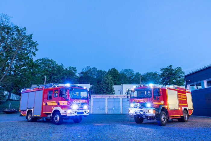 Einsatzfahrzeuge der STF Lockwitz