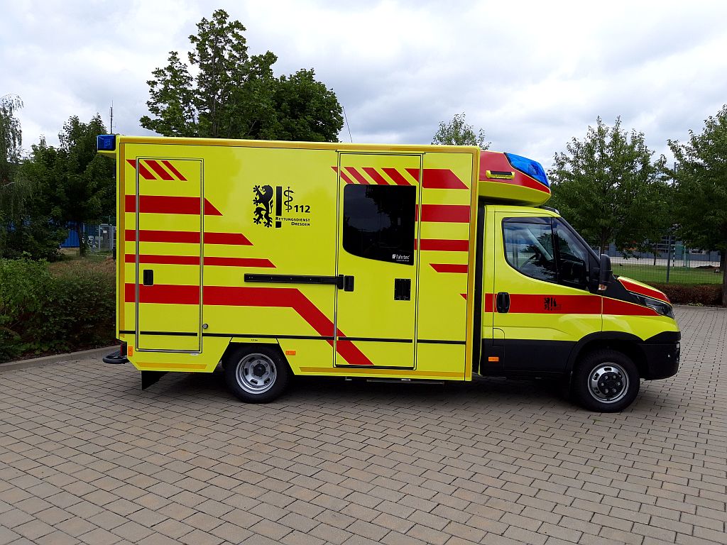 Rettungswagen Zugang zum Patientenraum