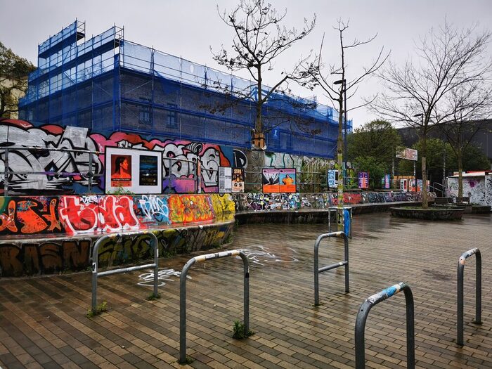 Graffiti an Gegenständen