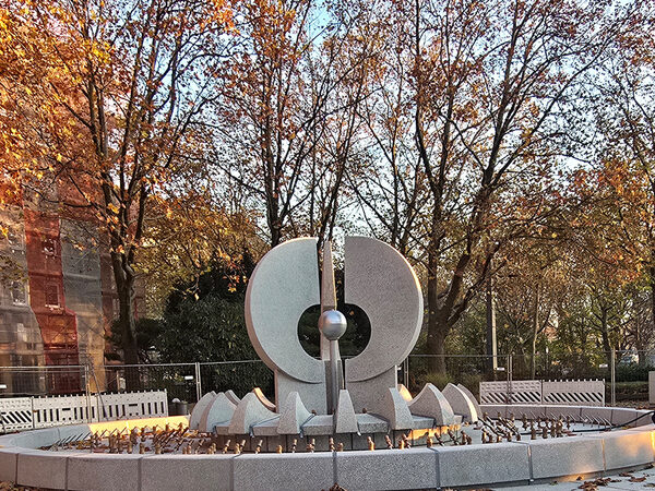 Krachtbrunnen Ost kurz vor dem Probebetrieb (November 2025)