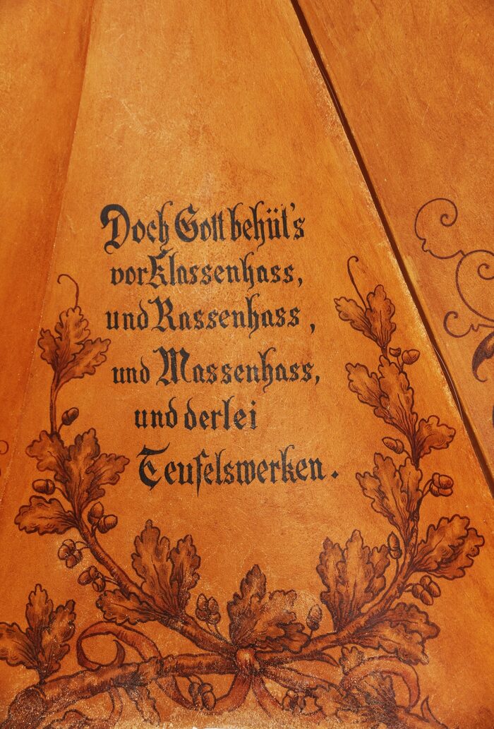 historische Wandmalerei, im Zuge der Sanierung wieder freigelegt und restauriert