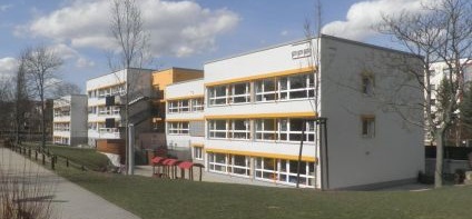 Gesamtansicht des sanierten Gebäudes