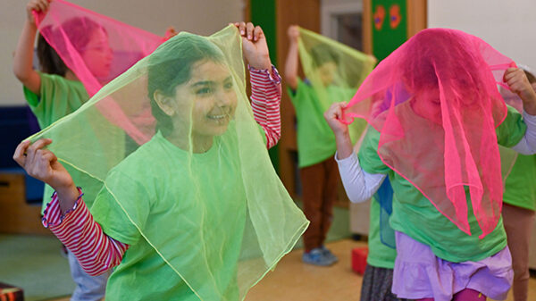 Tanzprojekt mit Helena Fernandino in der Kita Blumenstraße 60, 2024