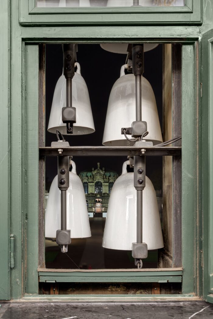Glockenspiel aus Meissener Porzellan im Dresdner Zwinger