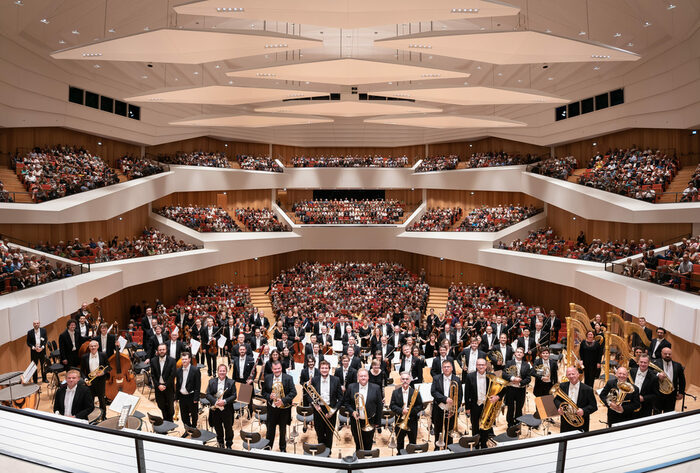 Dresdner Philharmonie im Konzertsaal im Kulturpalast