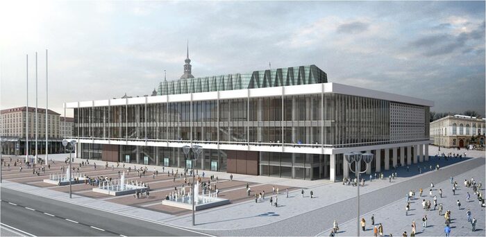 Außenansicht Kulturpalast