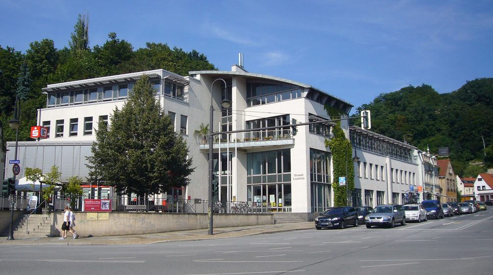 Ansicht des Stadtbezirksamtsgebäudes