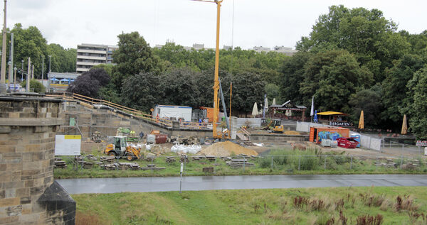 Baustelle Augustusbrücke